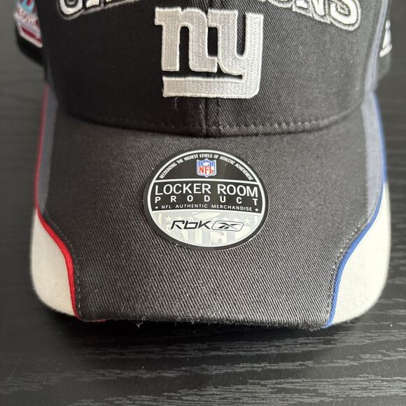 NWOT Super Bowl XLII 42 NFL NY Giants Conference Champions Football Cap Hat - Picture 2 of 7